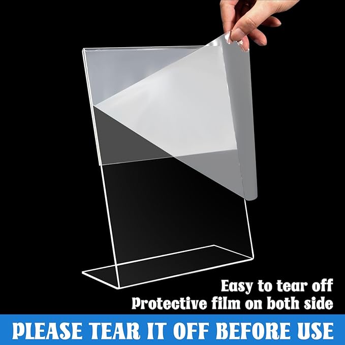 Laerjin Acrylic Sign Holder 8.5 x 11 - Image 3