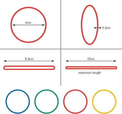 700PCS Multicolor Rubber Bands, Heat Resistant Rubber Band - Image 3