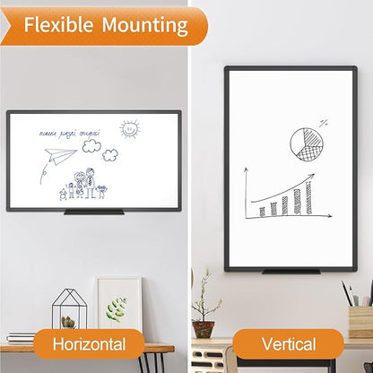 VIZ-PRO Magnetic Dry Erase White Board, 60 X 40 Inches - Image 3