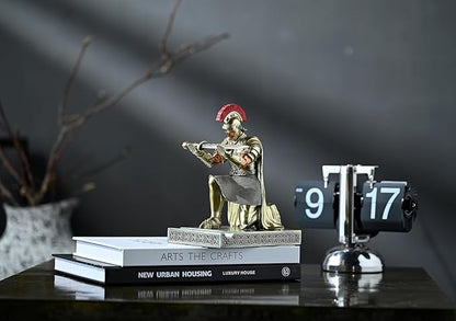 CYXStar Roman Praetorian Prefect Warrior Knight Pen Holder Desk Ornament Resin - Image 6