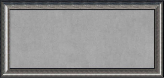 Amanti Art Silver Framed Magnetic Board 26x54 Oversize Vision Board by AmantiArt