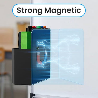 First-zgel 3 Pack Magnetic Dry Erase Marker Holder, Wall Pen Holder - Image 2