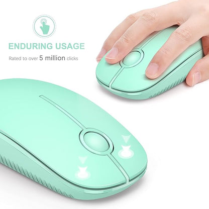 VssoPlor Wireless Mouse, 2.4G Slim Portable Computer Mice - Image 3