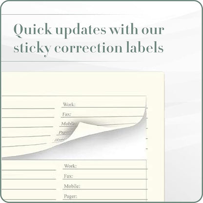 Gallery Leather Address Book Correction Labels - Image 4