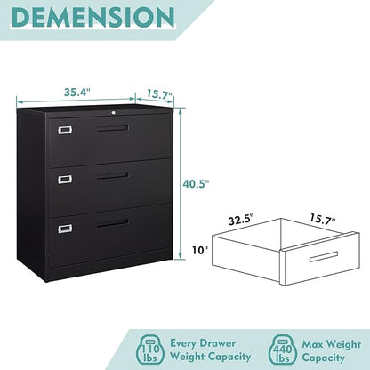 MIIIKO Lateral File Cabinet - Image 3