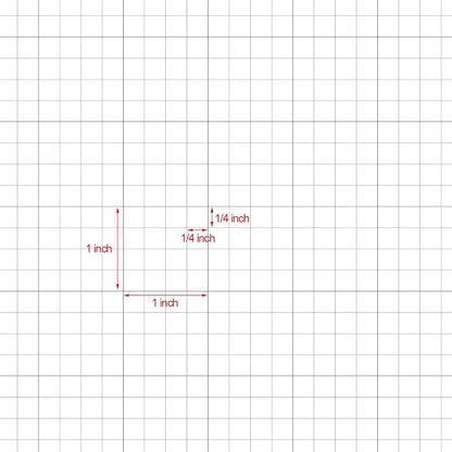 Fuyoooo 25 Sheet Graph Paper Pad 24" x 36" Large Graph 1" and 1/4" Ruled Grid - Image 3