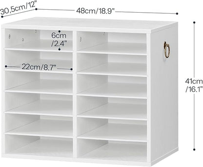 HOOBRO Literature Organizers, 12 Compartments Office Mailbox - Image 2
