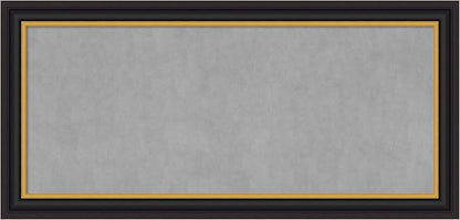 Amanti Art Black Framed Magnetic Board 26x54 Oversize Vision Board by AmantiArt