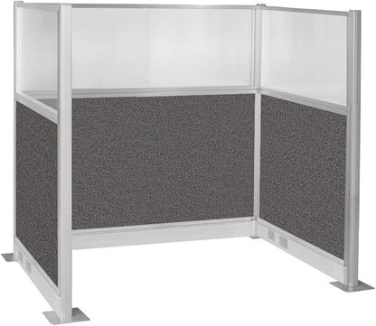 Versare Pre-Configured Hush Panel Electric Cubicle | Workstation Divider Walls by VERSARE