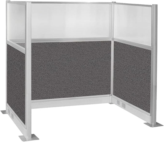 Versare Pre-Configured Hush Panel Electric Cubicle | Workstation Divider Walls by VERSARE