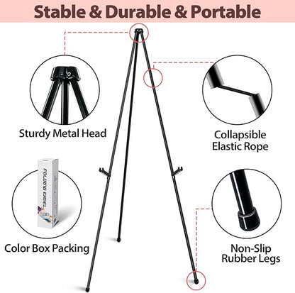 VAIIGO Black Easel Stand for Wedding Signs, Posters & Paintings - Image 7