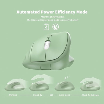 Ergonomic Wireless Mouse with USB Receiver - Image 2