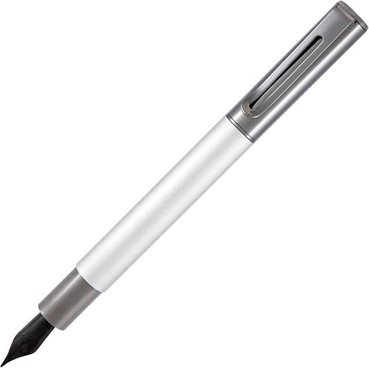 Monteverde USA Ritma Fountain Pen in Silver – Fine Nib, Smooth JoWo Stainless by Monteverde