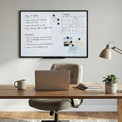 Magnetic Dry Erase Board, Wall-Mounted White Board - Image 6