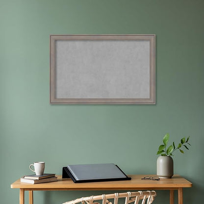 Amanti Art Grey Framed Magnetic Board 23x35 Large Vision Board - Image 5