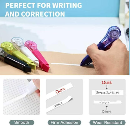 WISOPTUS Correction Tape Pen, 10-Count Pack, 19.69ft Each, Dry Instantly - Image 3