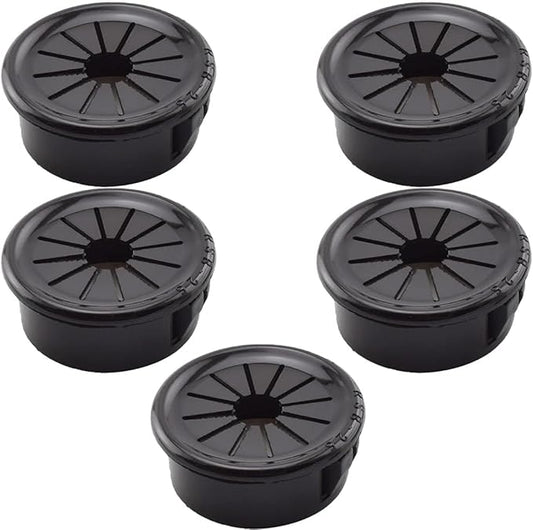 1-Inch Cable Grommets Petal-Shaped Buckle Type Wire Hole Cover by AifeierET