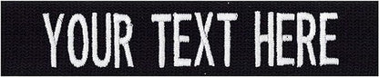 Custom Uniform Name Tapes Solid Colors. Made in The U.S.A. Ships Under 24 by NORTHERNSAFARI