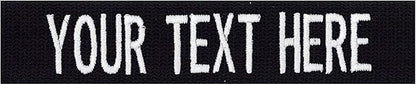 Custom Uniform Name Tapes Solid Colors. Made in The U.S.A. Ships Under 24 by NORTHERNSAFARI