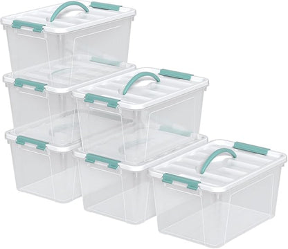 Loiycg 6 Pack Plastic Latching Box - Image 7
