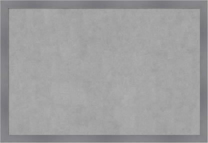 Amanti Art Grey Framed Magnetic Board 26x38 Large Vision Board by AmantiArt