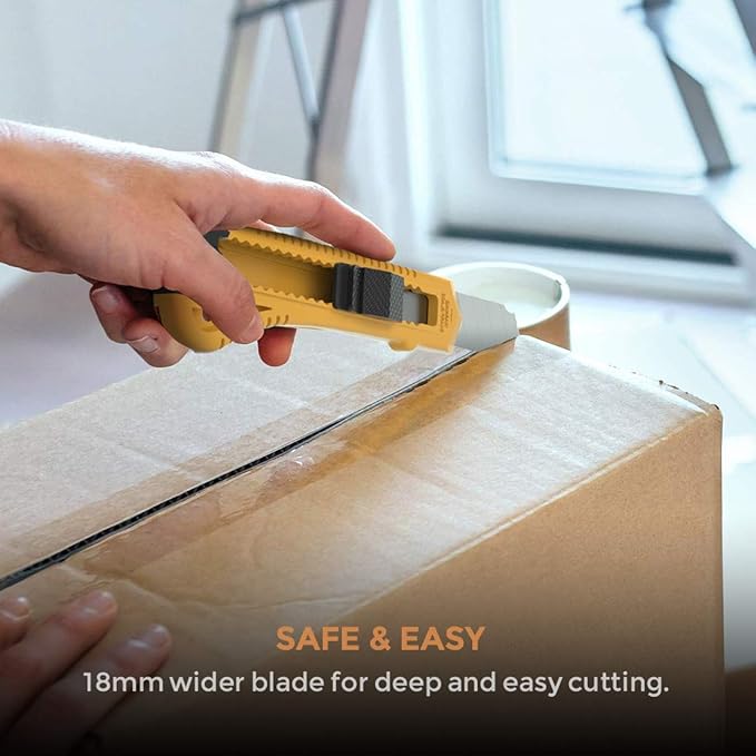 Nicpro 10 Pack Utility Knife Set, Retractable Box Cutters - Image 6