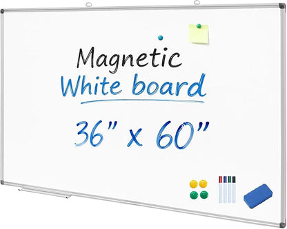 XIWODE Large 36x60 Inch Magnetic Dry Erase Whiteboard by XIWODE
