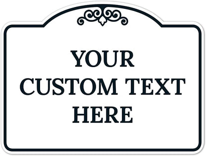 Custom Decorative Sign, Personalized Metal Sign by SigoSigns