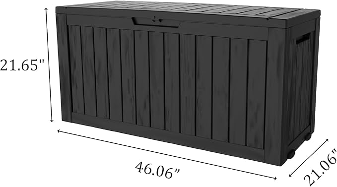 Yardgrace 90 Gallon Waterproof Outside Storage Box - Image 3