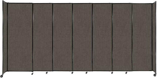 Versare Straightwall Sliding Portable Wall Partition | Freestanding Office by VERSARE