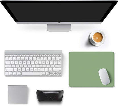 Auhoahsil Green Mouse Pad, 12 x 10 Inch Square Mousepad, 3mm Thick Rubber Mouse - Image 3