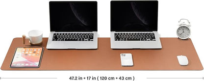 Large Desk Mat - 47.2"x 17" Non-Slip PU Desk Pad - Image 2