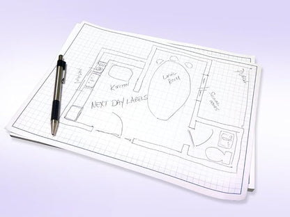 Graph Paper Pad for Blueprint Drawings, Engineering Drawing, and Planning - Image 7