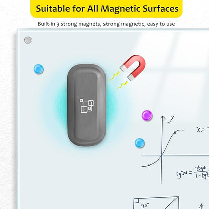 maxtek Magnetic Dry Erase Eraser Bulk, Glass Whiteboard Eraser - Image 3