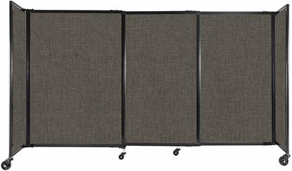 Versare Straightwall Sliding Portable Wall Partition | Freestanding Office by VERSARE