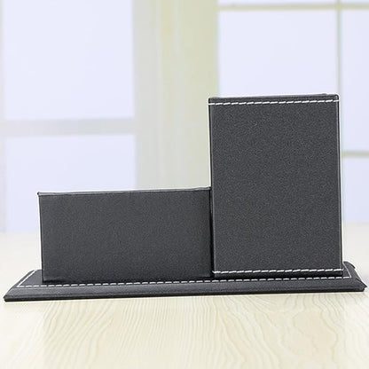 KINGFOM PU Leather Desk Organizer and Accessories, Pencil Holder - Image 5