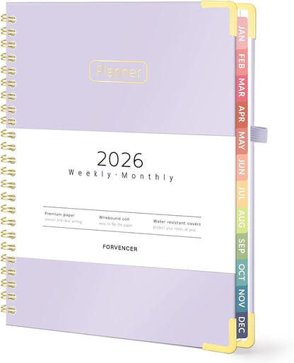 Forvencer 2026 Planner, Hardcover Calendar Planner Weekly and Monthly, Jan 2026 by Forvencer