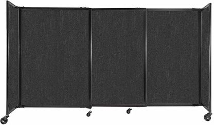 Versare Straightwall Sliding Portable Wall Partition | Freestanding Office by VERSARE