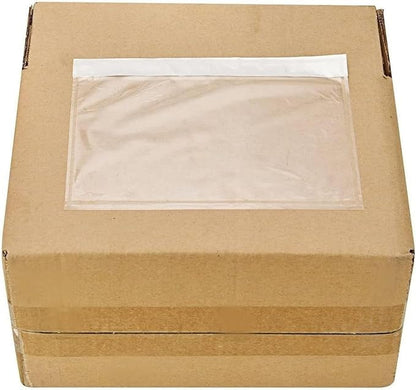 9527 Product 7.5" x 5.5" Clear Adhesive Top Loading Packing List, Shipping - Image 2