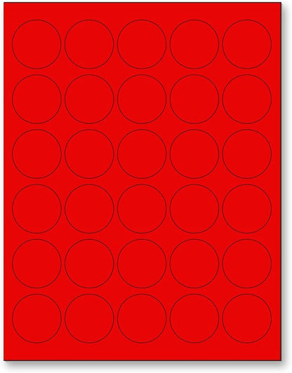 NextDayLabels 8-1/2 x 11 Neon Color High Light Fluorescent Labels by NextDayLabels