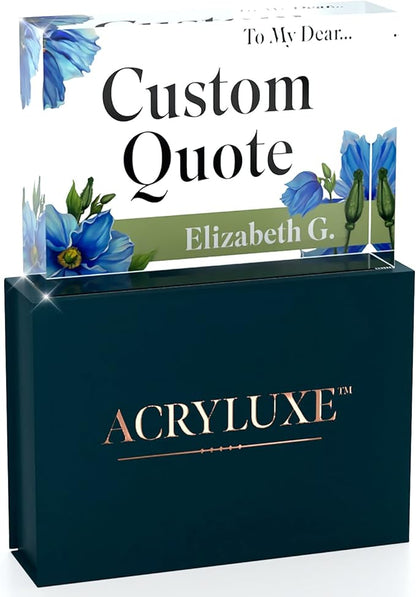 Custom Acrylic Sign Personalized, Custom Desk Name Plate, 18 Styles, by MySignCenter