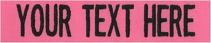 Custom Uniform Name Tapes Solid Colors. Made in The U.S.A. Ships Under 24 by NORTHERNSAFARI