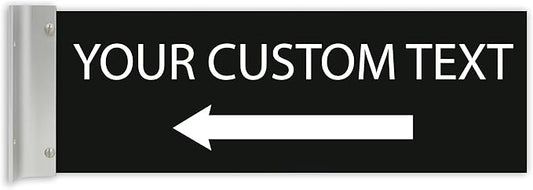 ALPHA DOG SIGNS Custom Projecting Hallway Sign, Personalized Indoor Outdoor by AlphaDog