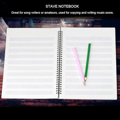 10 Pcs Music Notebook, Music Staff Notebook, 50 Sheets/100 Pages Blank Sheet - Image 6