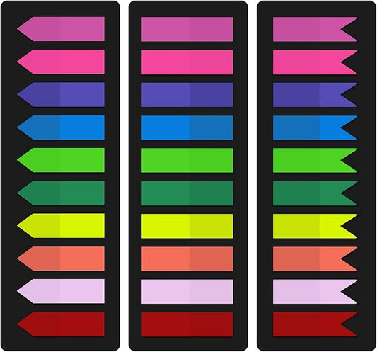 KICNIC Page Markers Sticky Index Tabs 750 Pcs, Arrow Flag Tabs Self Adhesive by KICNIC