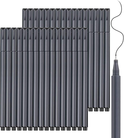 Taotree Journal Planner Pens, 24 Black Fine Point Pens, Scrapbooks, and More by Unknown