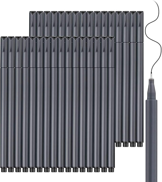 Taotree Journal Planner Pens, 24 Black Fine Point Pens, Scrapbooks, and More by Unknown