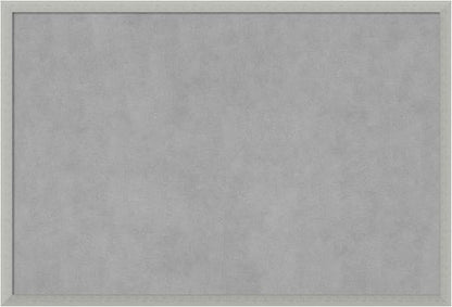 Amanti Art Silver Framed Magnetic Board 26x38 Large Vision Board by AmantiArt