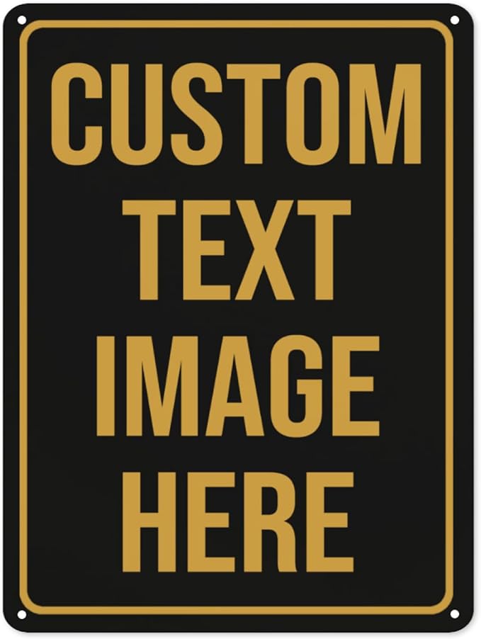 Custom Signs Outdoor Metal Sign Custom Sign Outdor Indoor Personalized Signs by Tmqytuox