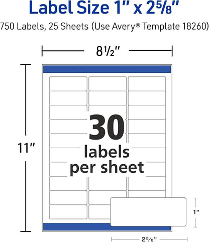 Avery Easy Peel Printable Address Labels - Image 5